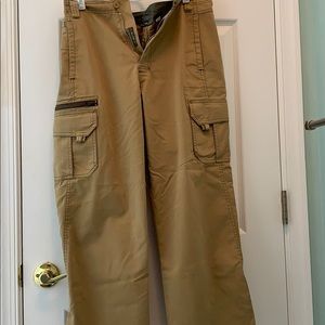 Men’s REI camel cargo pants